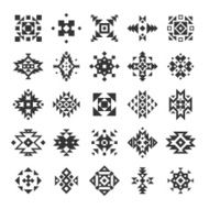 Ethnic Geometric Elements Set