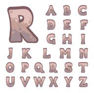 Stone game alphabet for user interfaces N14