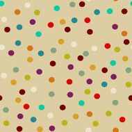 Polka Dots background pattern brown N2