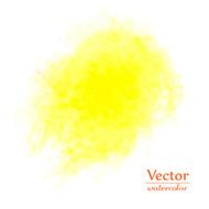 Yellow spot Abstract stylish watercolor background N2