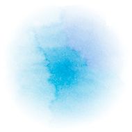 Abstract bright blue watercolor background Watercolor texture Decoration design element