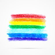 Sketch design Rainbow pencil texture