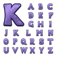 Stone game alphabet for user interfaces N21
