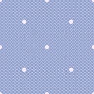 blue dotted lacy seamless pattern