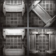 Vector metal background set N7