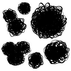 Sketch drawing black circle N2