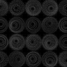 set of abstract black and white circle pattern background N2