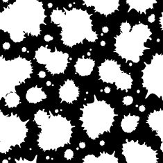 Seamless pattern of ink blots Vector illustration Background N2