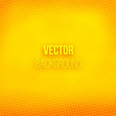 Yellow Blurred Background With Halftone Effect