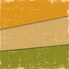 Set grunge retro vintage vector backgrounds in three colors