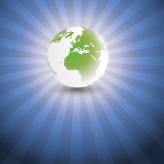 3D Earth Globe Abstract Background