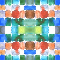 Watercolor stain glass background N6