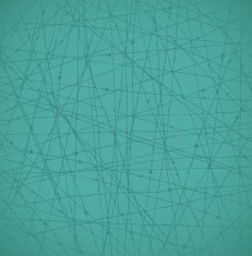 Linear turquoise network texture with dots