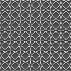 3d geometric seamless pattern with grey circles