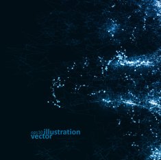 Abstract futuristic vector background dark art illustration eps10