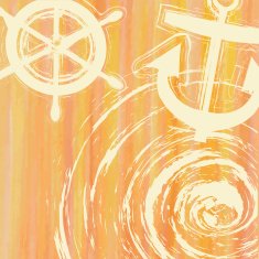 light line orange yellow tone with stripe string slanting N2