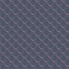 Dark shell pattern Based on Traditional Japanese Embroidery Abstract Seamless