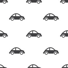 mini car vector seamless pattern