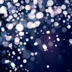 Vector night snowfall background