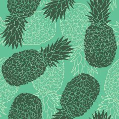 Seamless pattern with pineapples N30