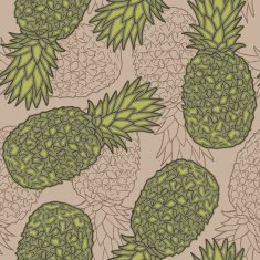 Seamless pattern with pineapples N31