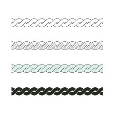 Rope knot-Decorative edge N3