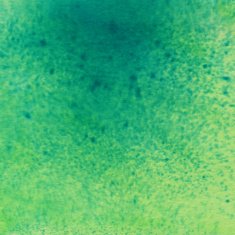 Textured background with splatters of green and blue paint