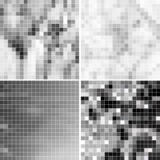 set of abstract black and white check pattern background N2