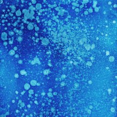 Aqua blue hand painted background with splattered texture