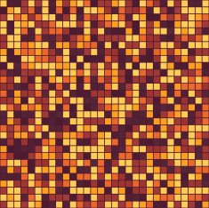 Brown-Yellow-Red Mosaic Seamless N2