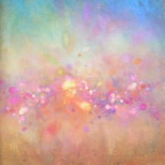 Abstract Spring Watercolor Background