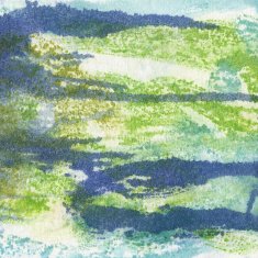 Brush stroke texture hand painted on white paper