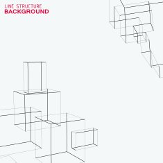 line structure background N18