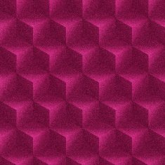 Seamless magenta glitter paper with stacked cube pattern
