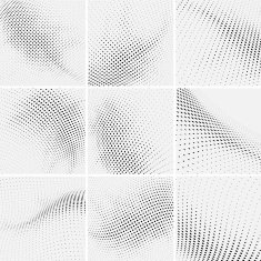 set of halftone background N4