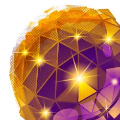 Plastic pixilated backdrop glossy 3d cybernetic model reflect
