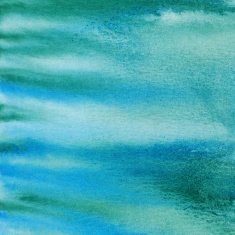 Streaks of blue and green paint with texture