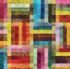 Colorful Geometric Abstract Background Painting