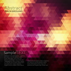 Multicolored mosaic background N25