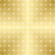 gold pattern with white ornament - vector