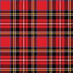 Red black bluÐµ yellow and white tartan seamless vector pattern