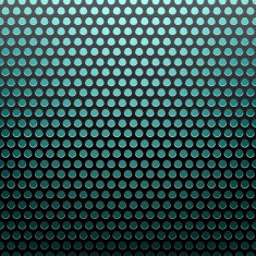 metal grid blue light background