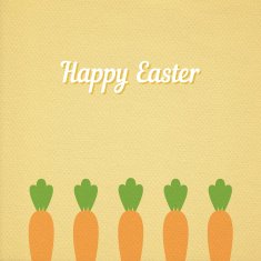 Easter carrots bed