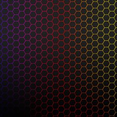 Black pattern with hexagons N2