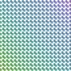 rainbow colored hologram sticker