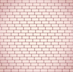 Vector white brick wall seamless background N2