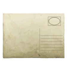 Vintage postcard template N2
