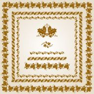 Design elements Oak