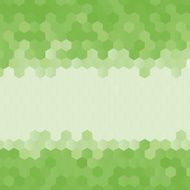 Green abstract geometric rumpled hexagon background low poly style N2