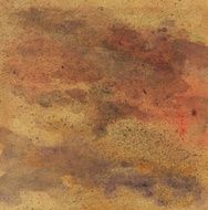Brown yellow watercolor background Abstract painting